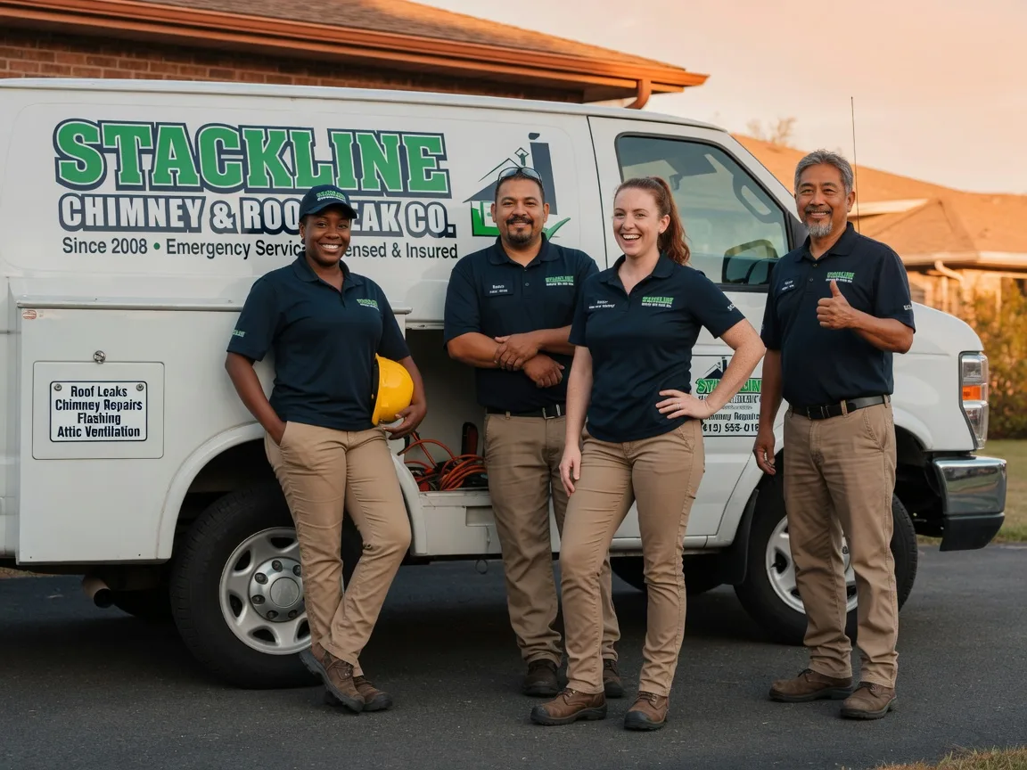 Chimney flashing repair company in Oak Island, NC
